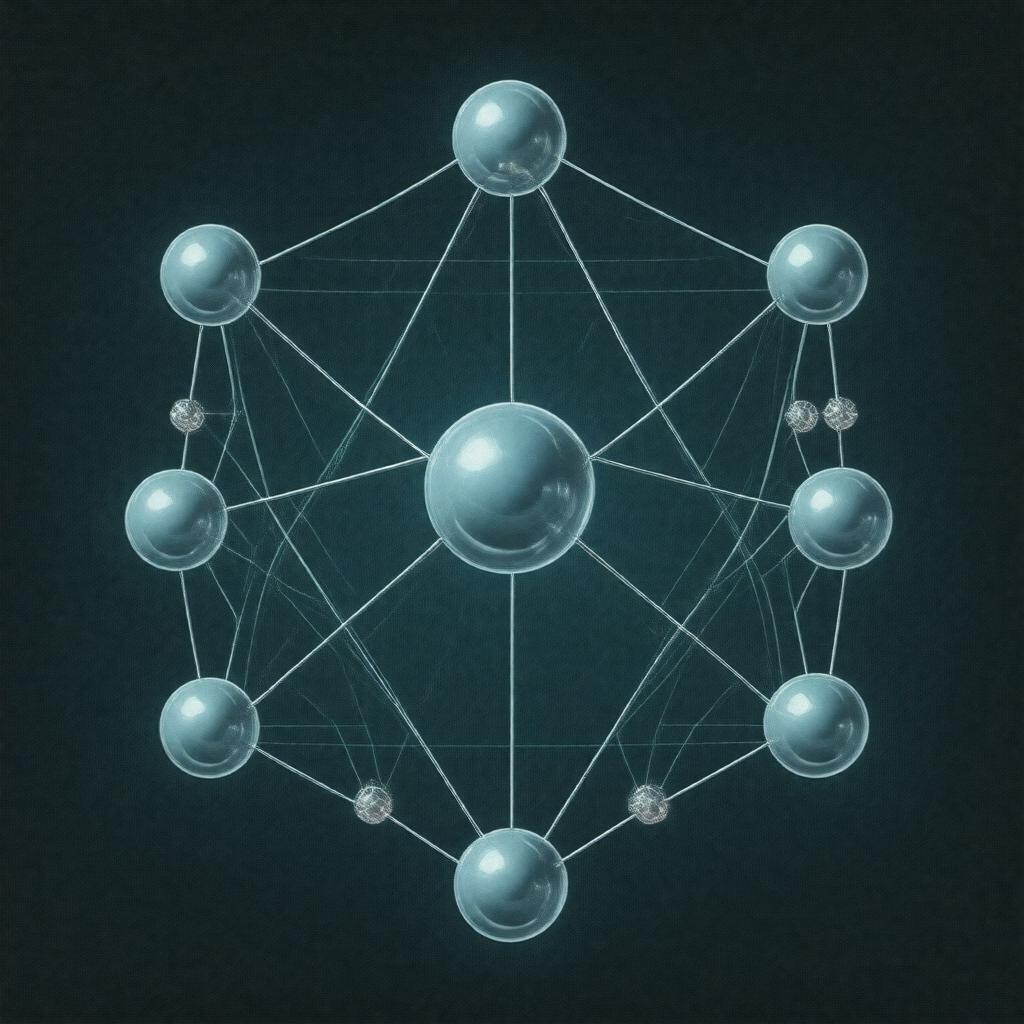 AI-created image of hydrogen-like atoms