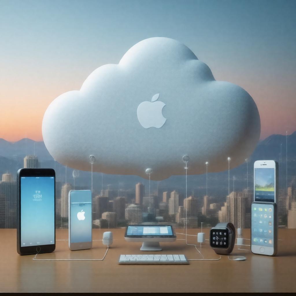 AI-created image of iCloud