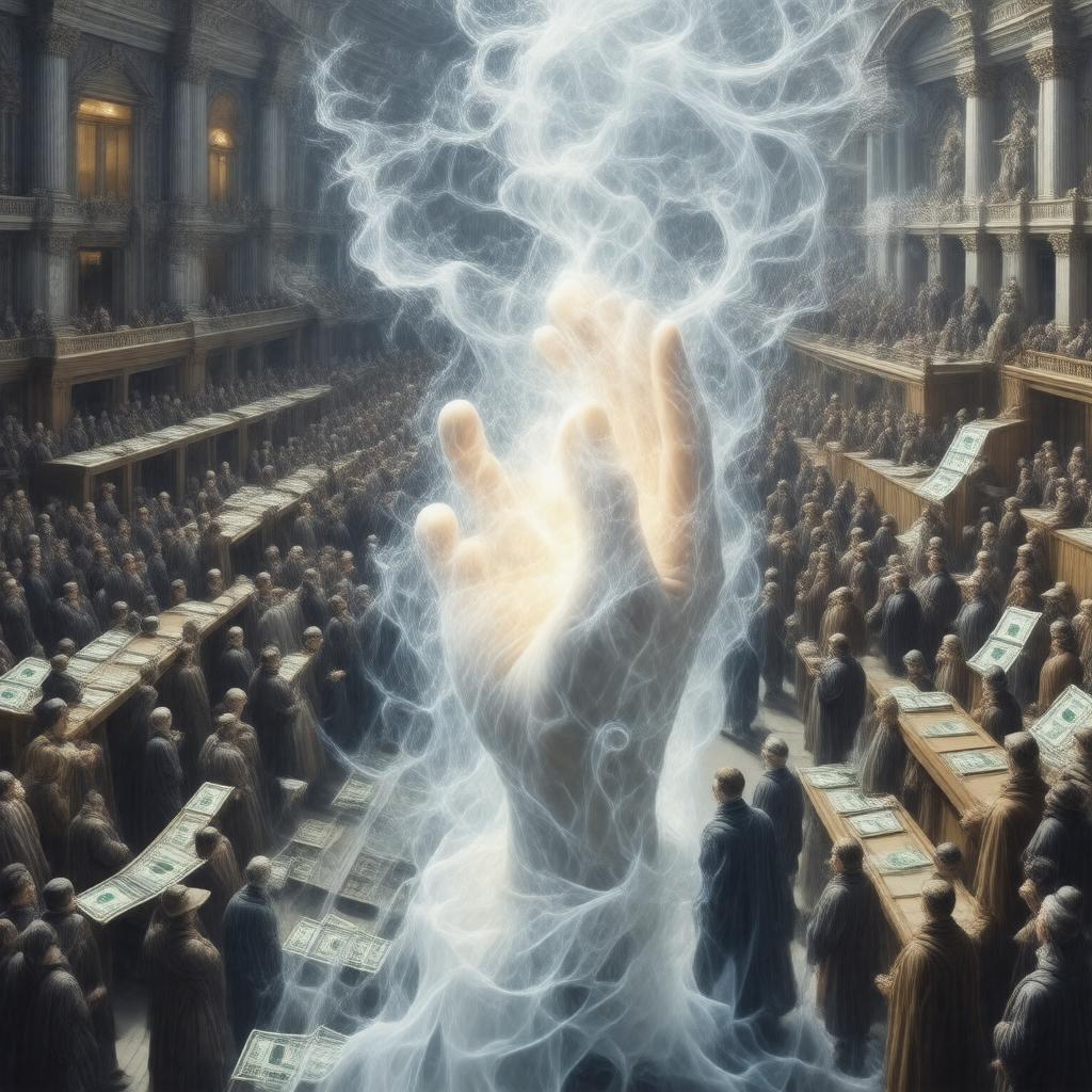 Click to view larger image AI-created image of invisible hand