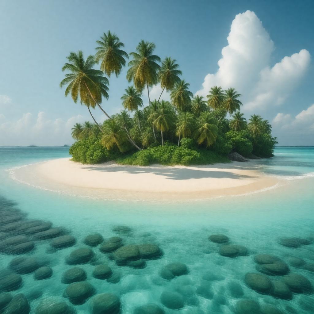 Click to view larger image AI-created image of island