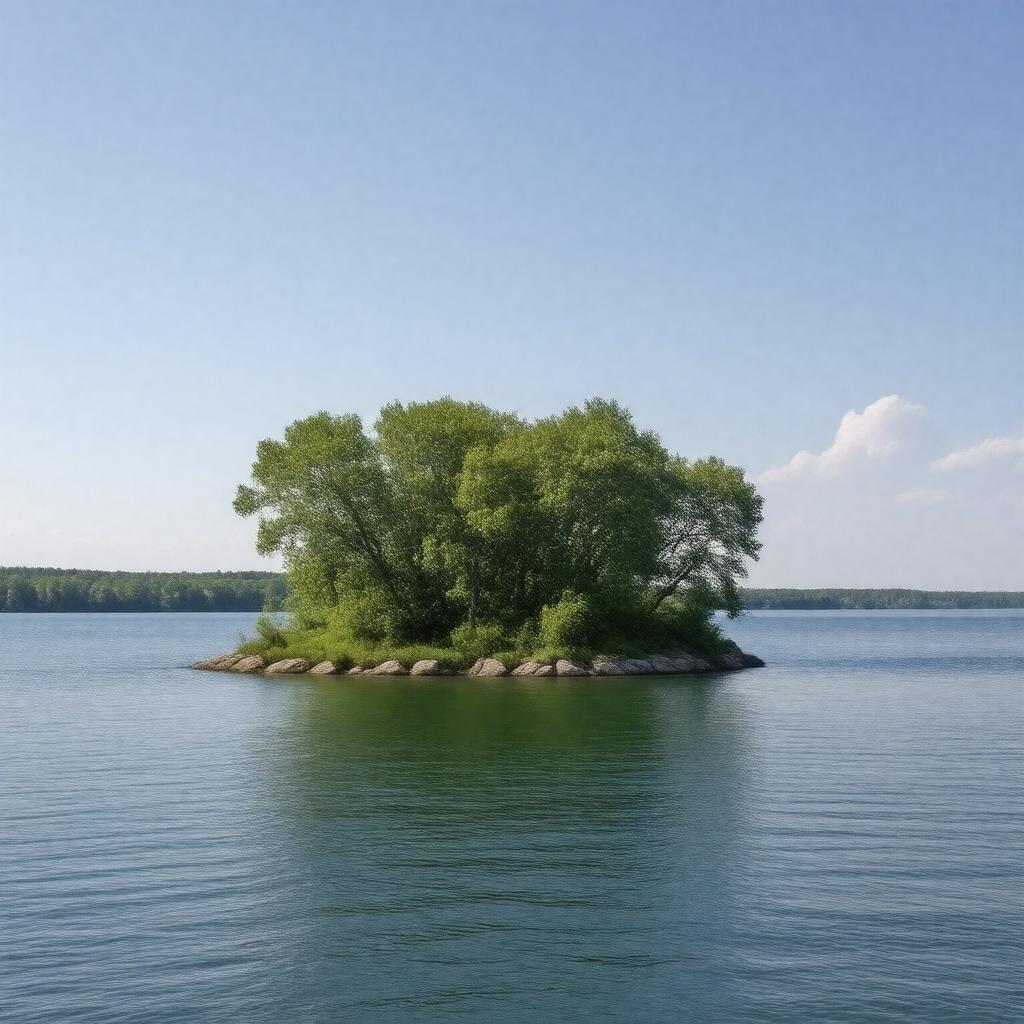 AI-created image of islet of Kungsholmen