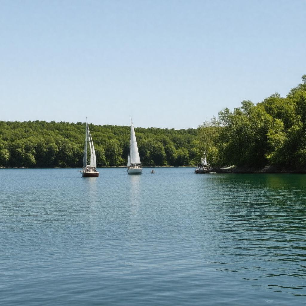 Click to view larger image AI-created image of lake