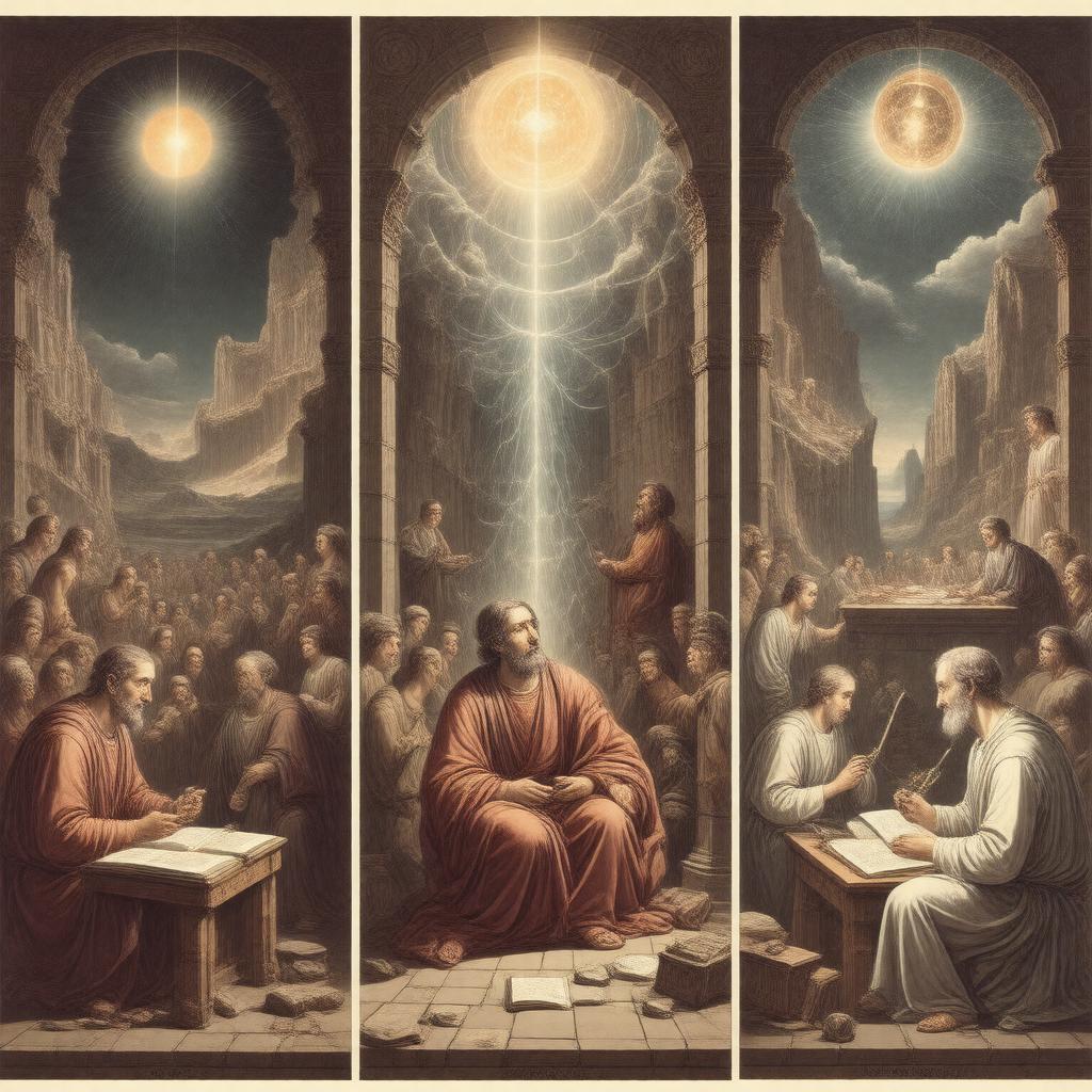 AI-created image of law of three stages