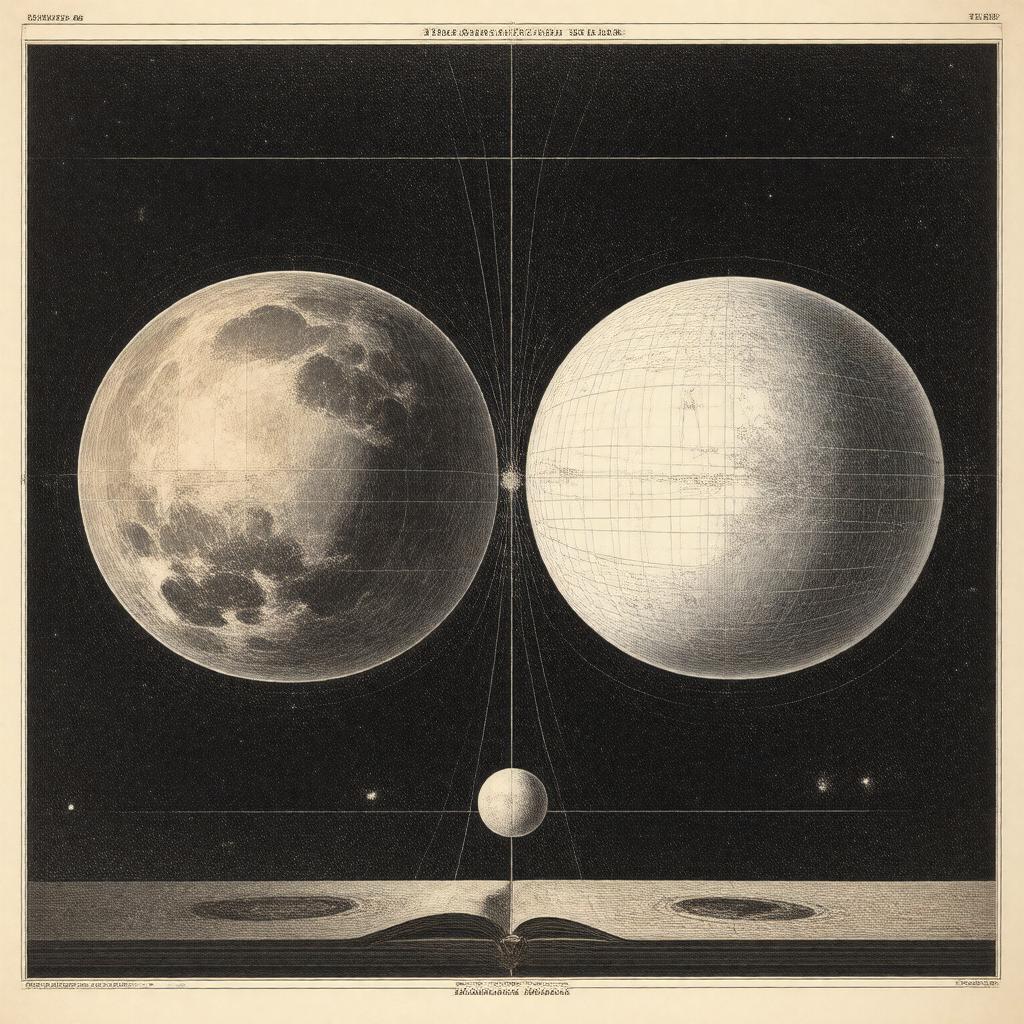 AI-created image of law of universal gravitation