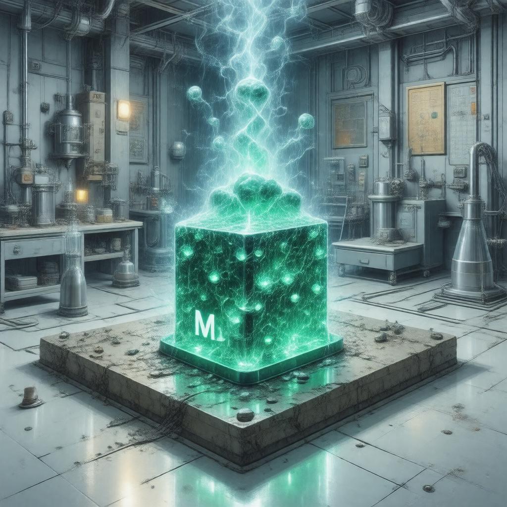 AI-created image of mendelevium