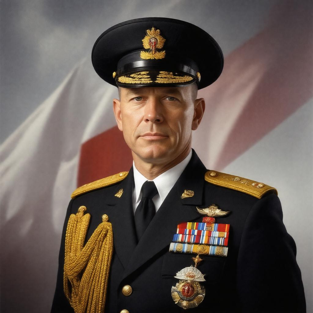 Click to view larger image AI-created image of military officer