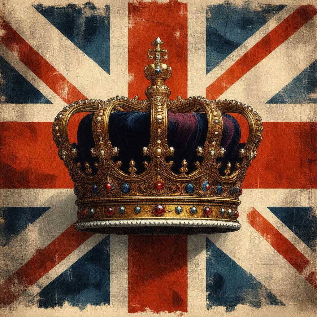 AI-created image of monarch of Great Britain