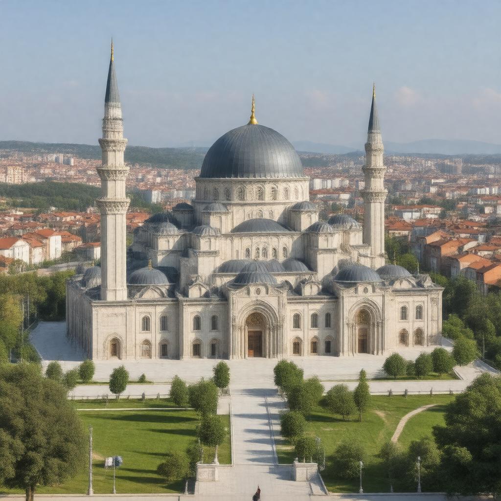 Click to view larger image AI-created image of mosque
