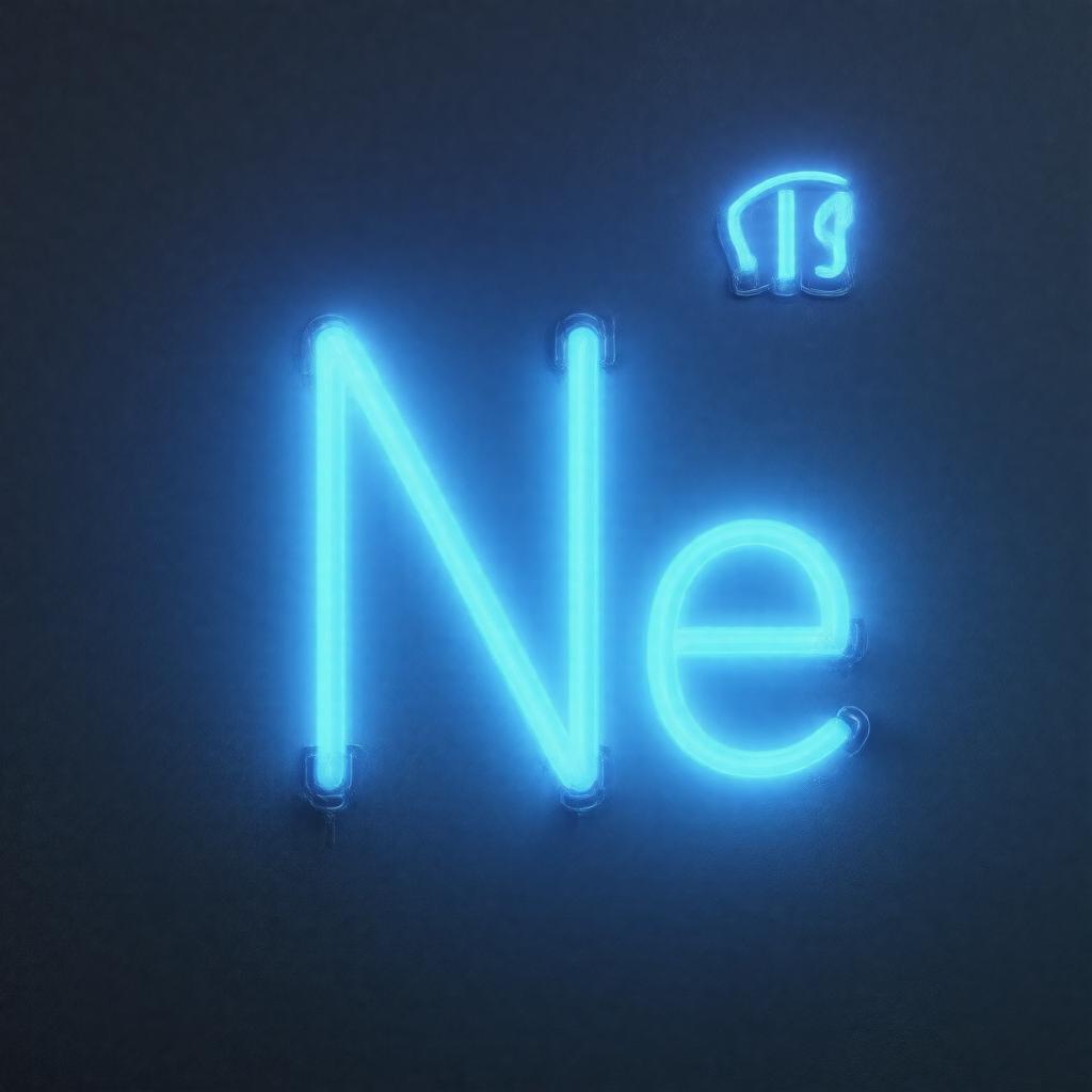 AI-created image of neon