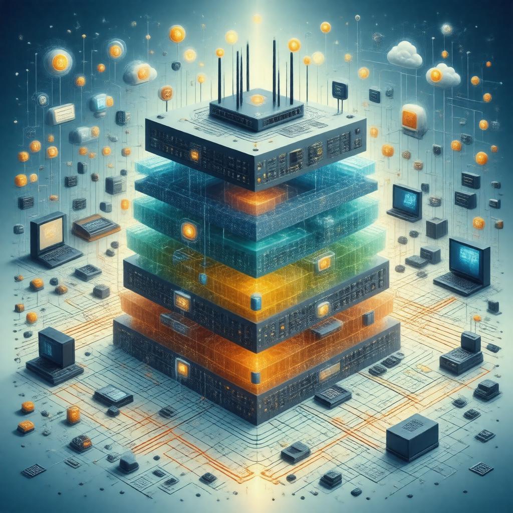 Click to view larger image AI-created image of network protocol