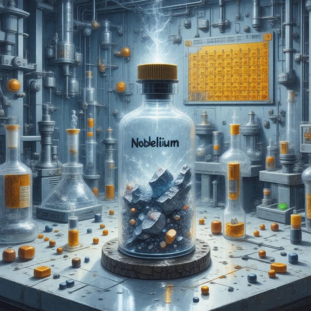 AI-created image of nobelium