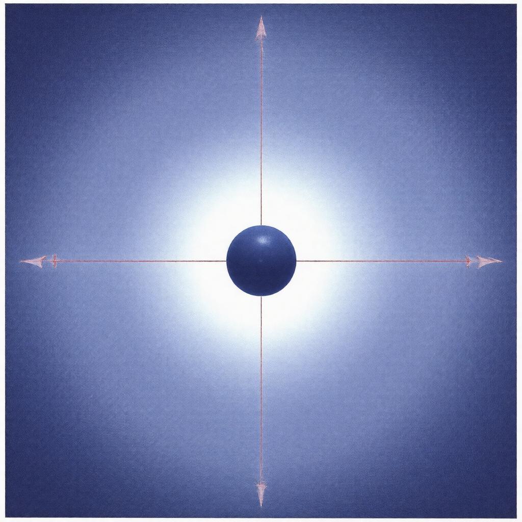 Click to view larger image AI-created image of normed vector space