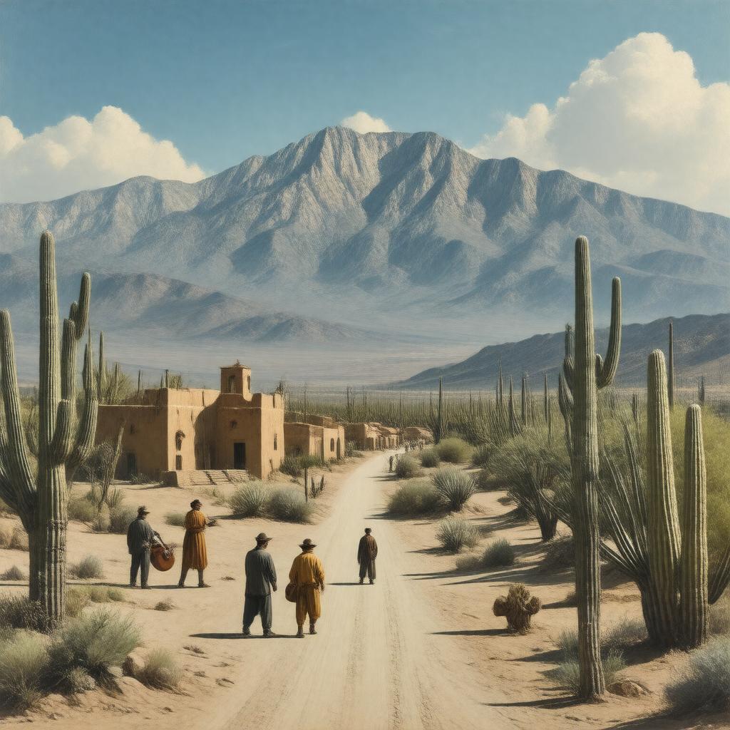 AI-created image of northern Mexico