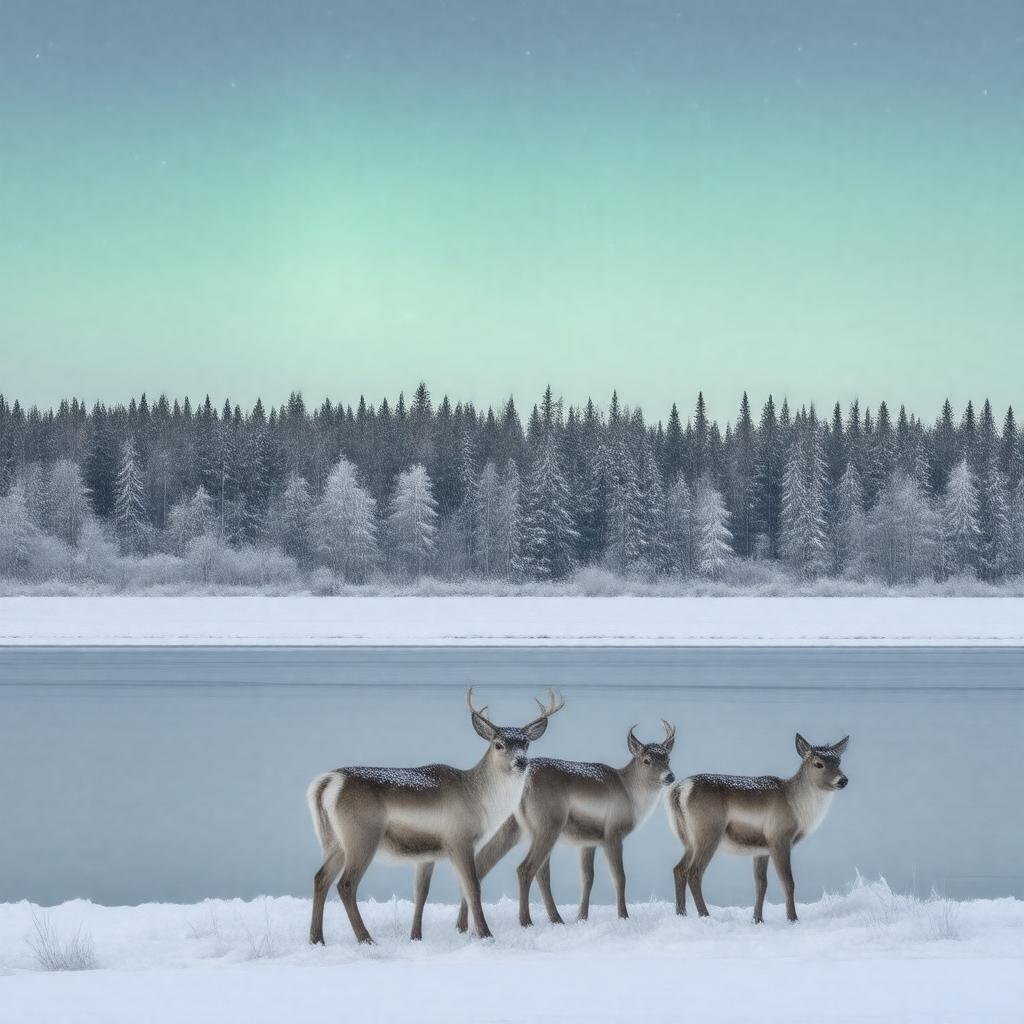 AI-created image of northern Russia