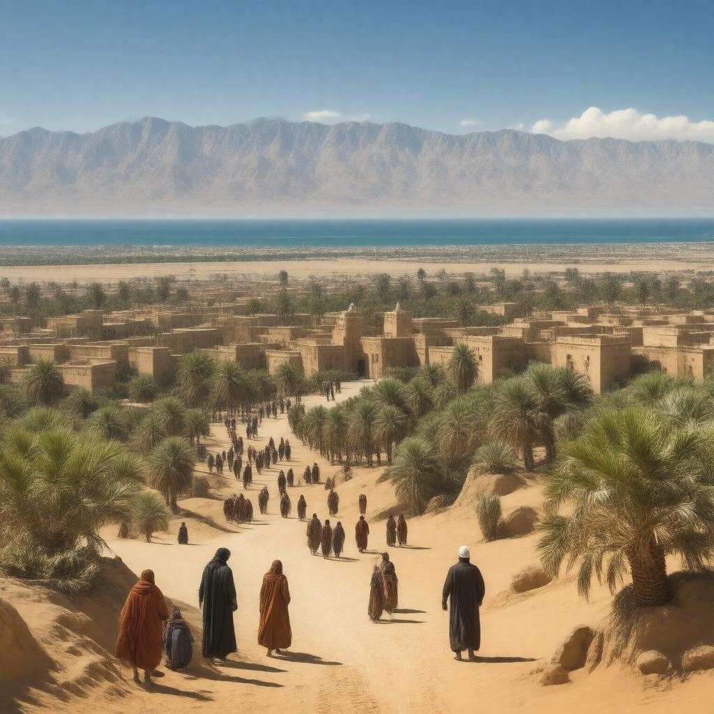 AI-created image of northwest Africa