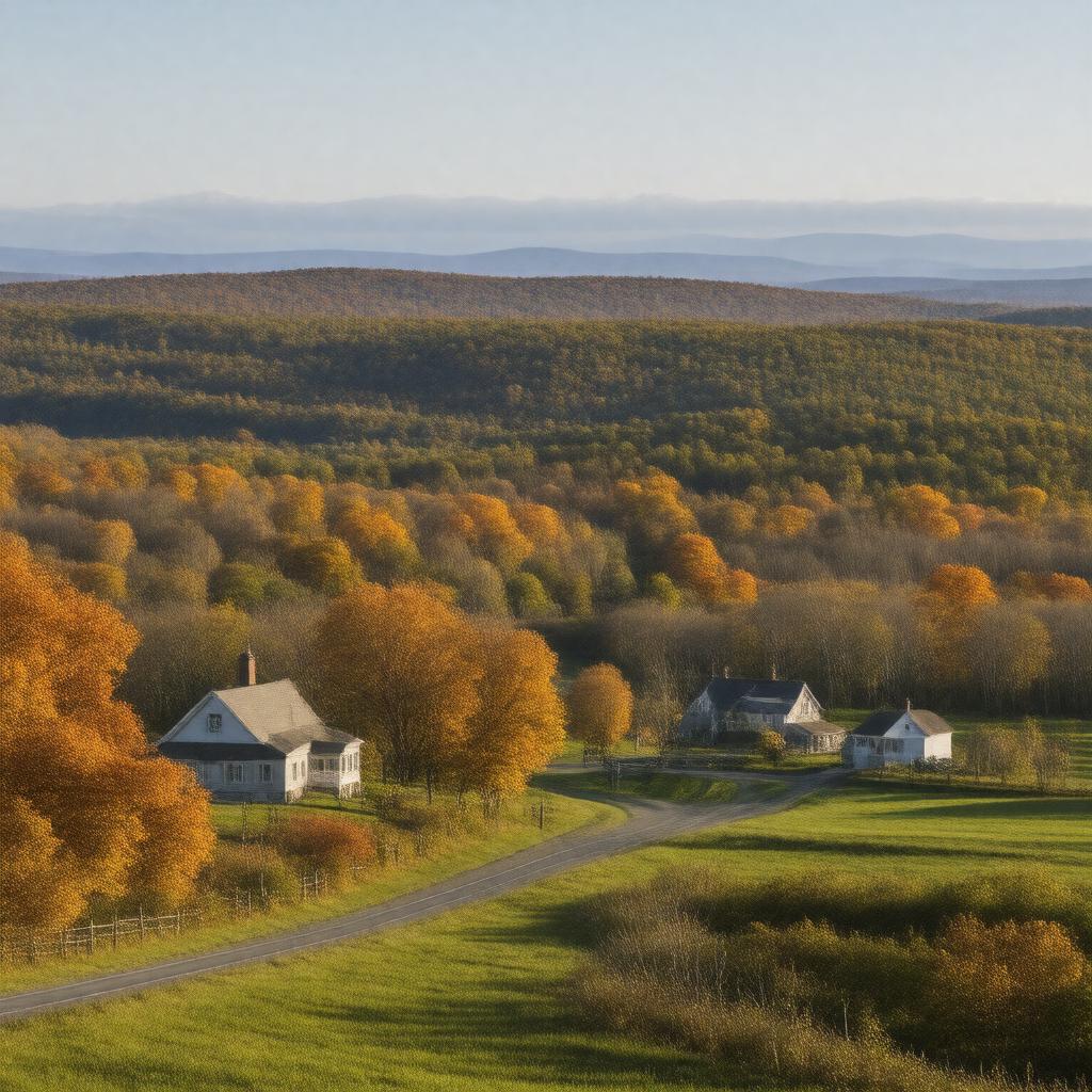 AI-created image of northwestern Connecticut