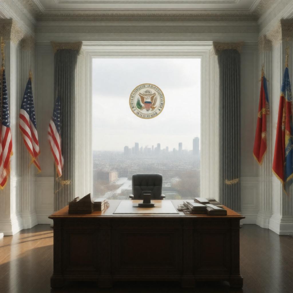 Click to view larger image AI-created image of office of the Governor of Massachusetts