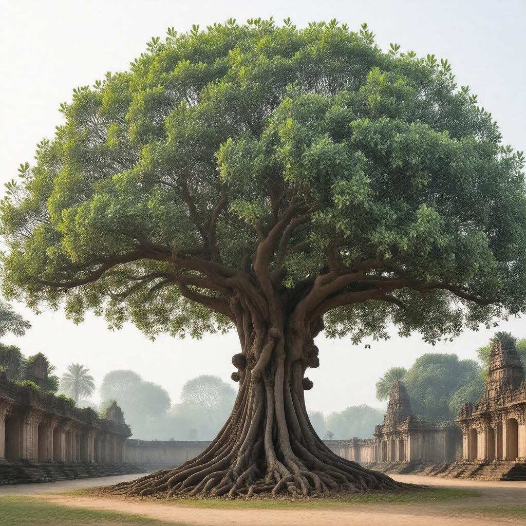 Click to view larger image AI-created image of original Bodhi Tree