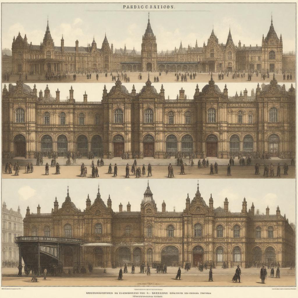 AI-created image of original Metropolitan Railway stations