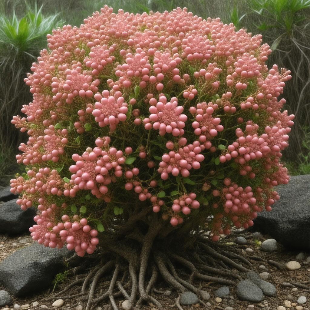 AI-created image of pūkiawe