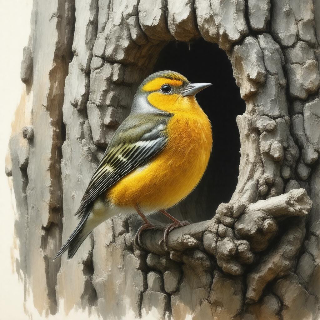 AI-created image of pardalote