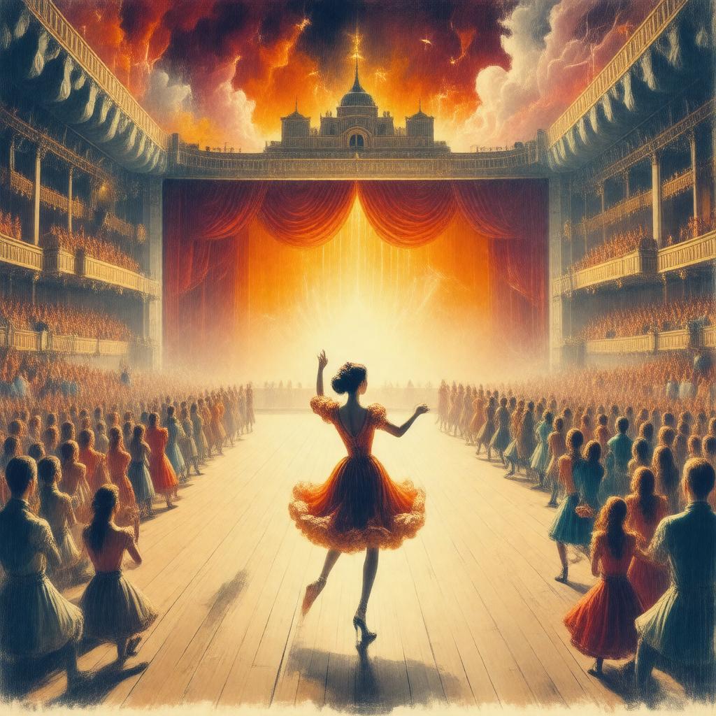AI-created image of performing arts