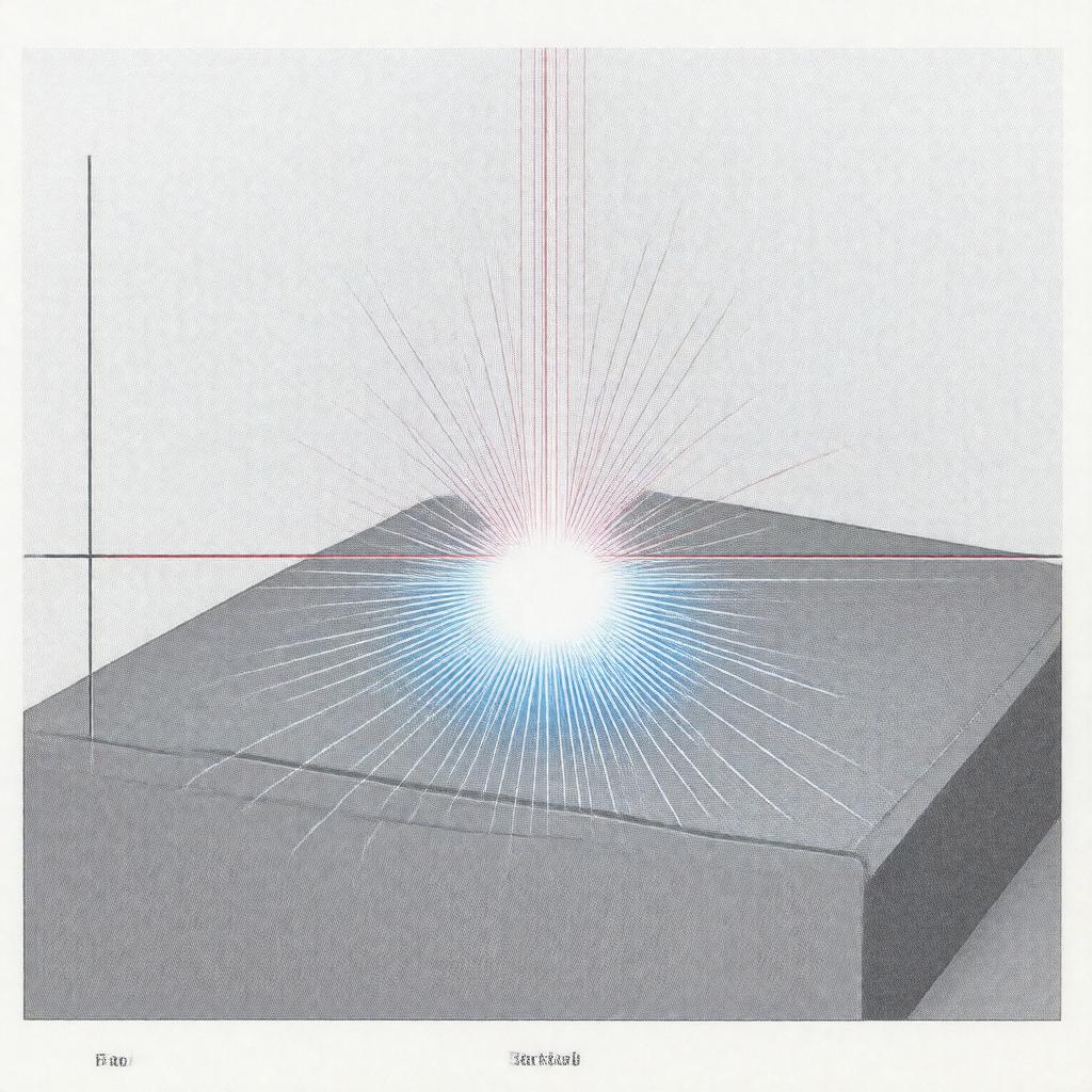 AI-created image of photoelectric effect