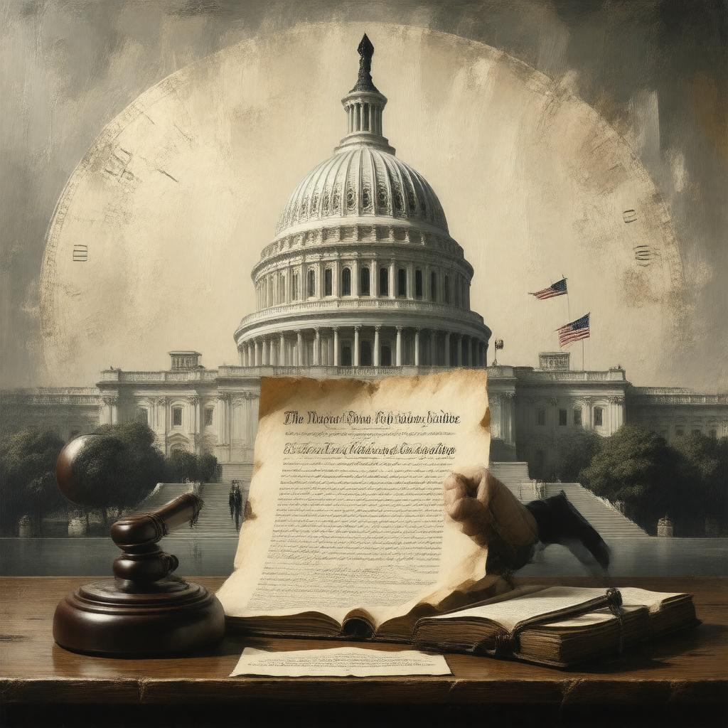 AI-created image of pocket veto