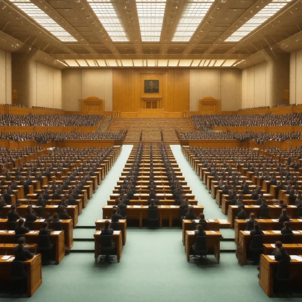 Click to view larger image AI-created image of politician