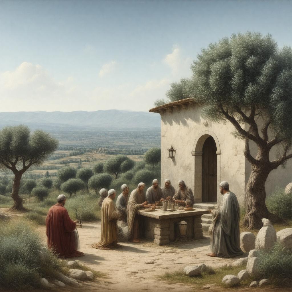 AI-created image of primitive Christianity