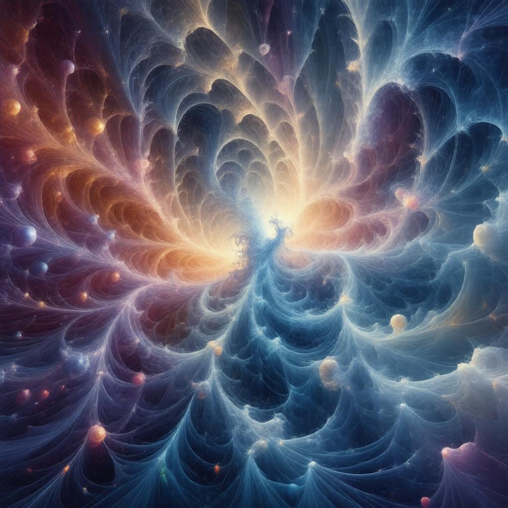 AI-created image of quantum field theory