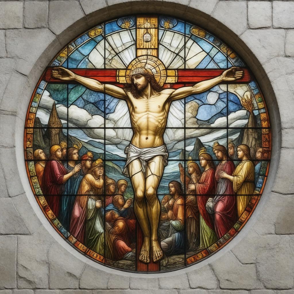 Click to view larger image AI-created image of religious art