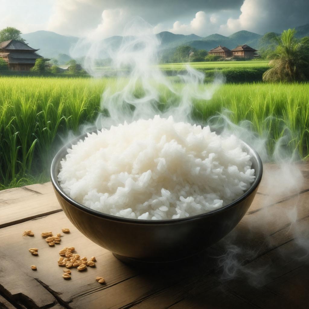 AI-created image of rice