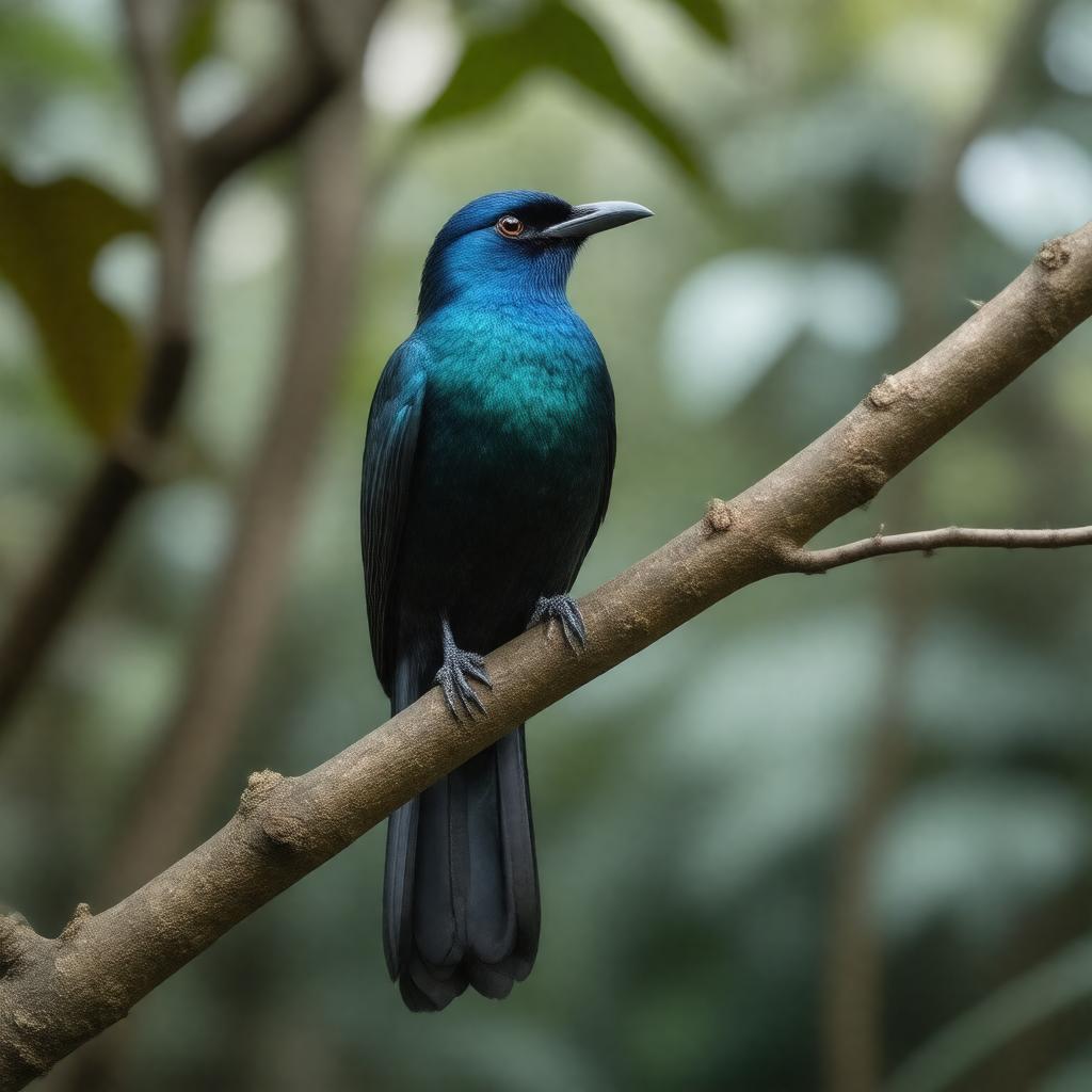 AI-created image of riflebird