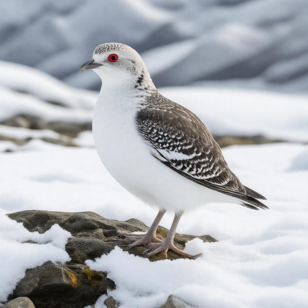 AI-created image of rock ptarmigan