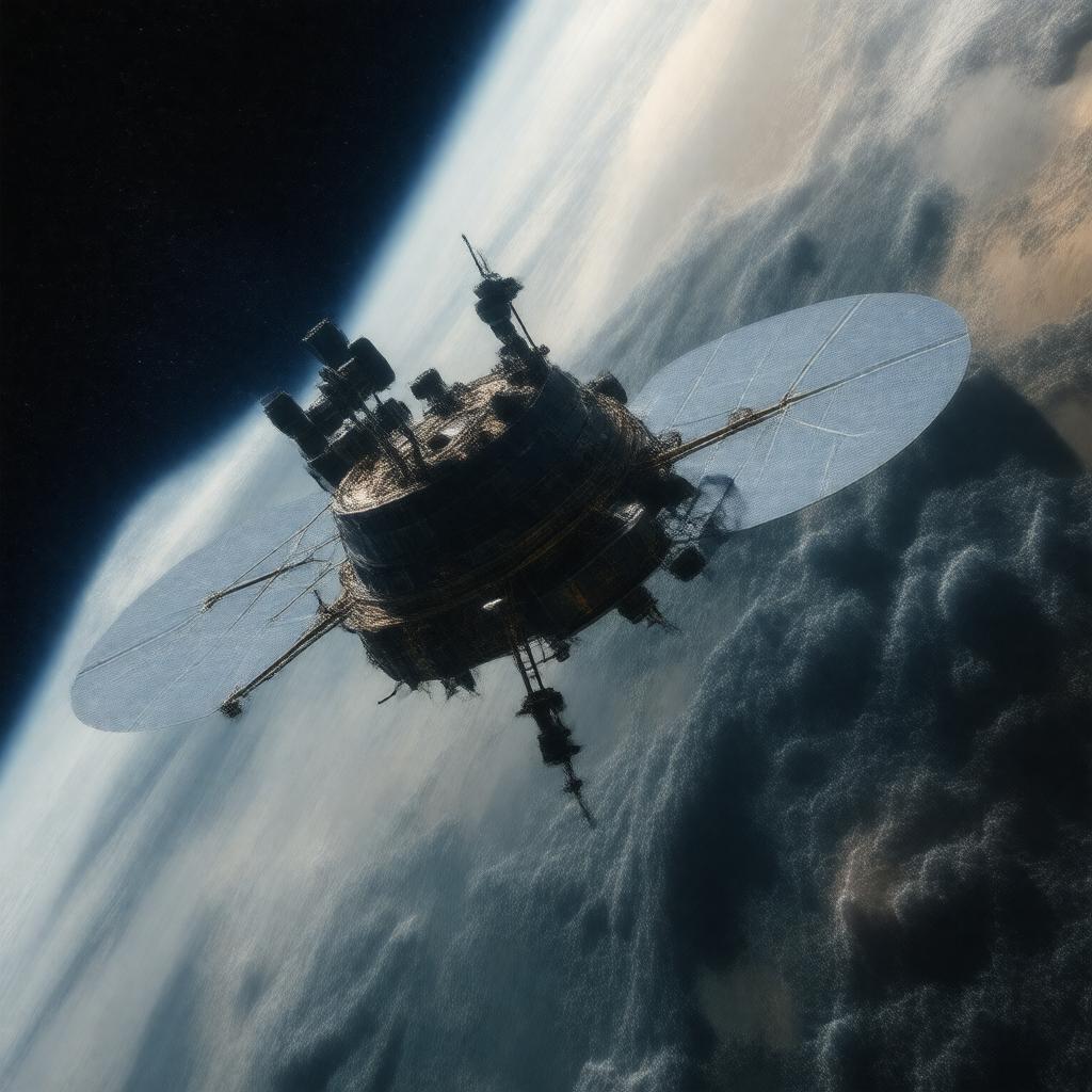 AI-created image of satellite
