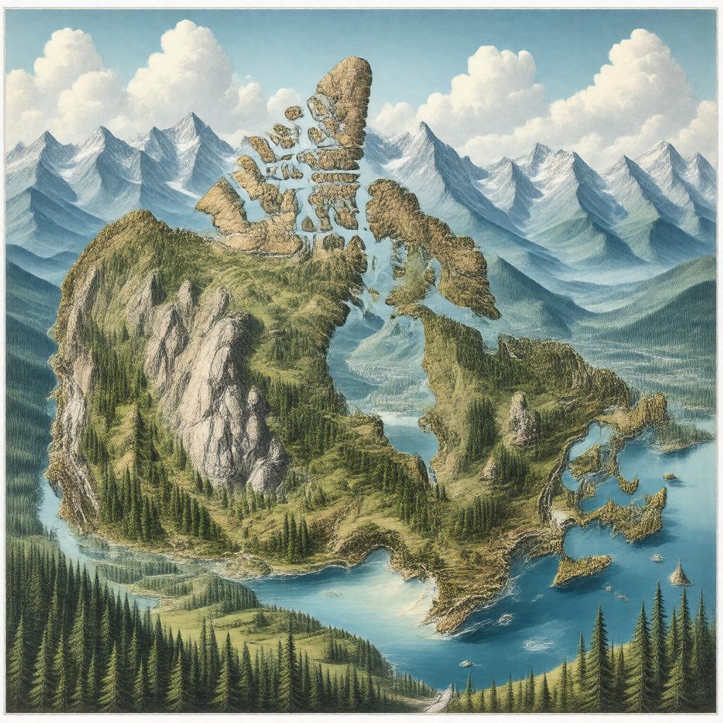 AI-created image of southern Canada