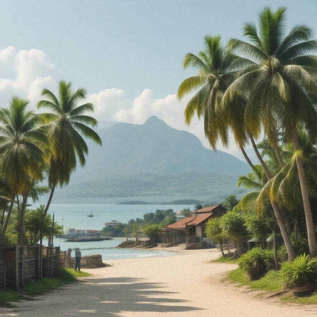 AI-created image of southern Taiwan