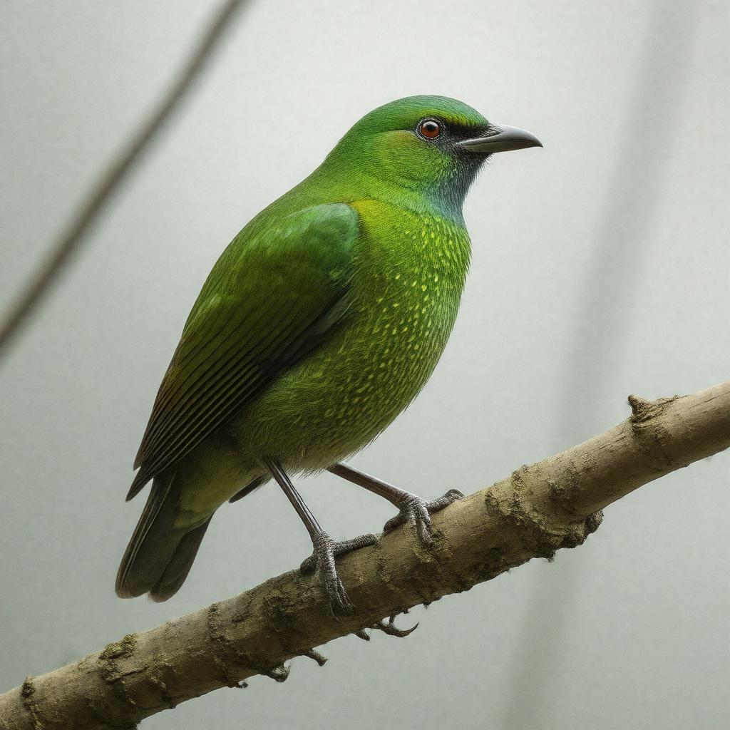 Click to view larger image AI-created image of spotted catbird