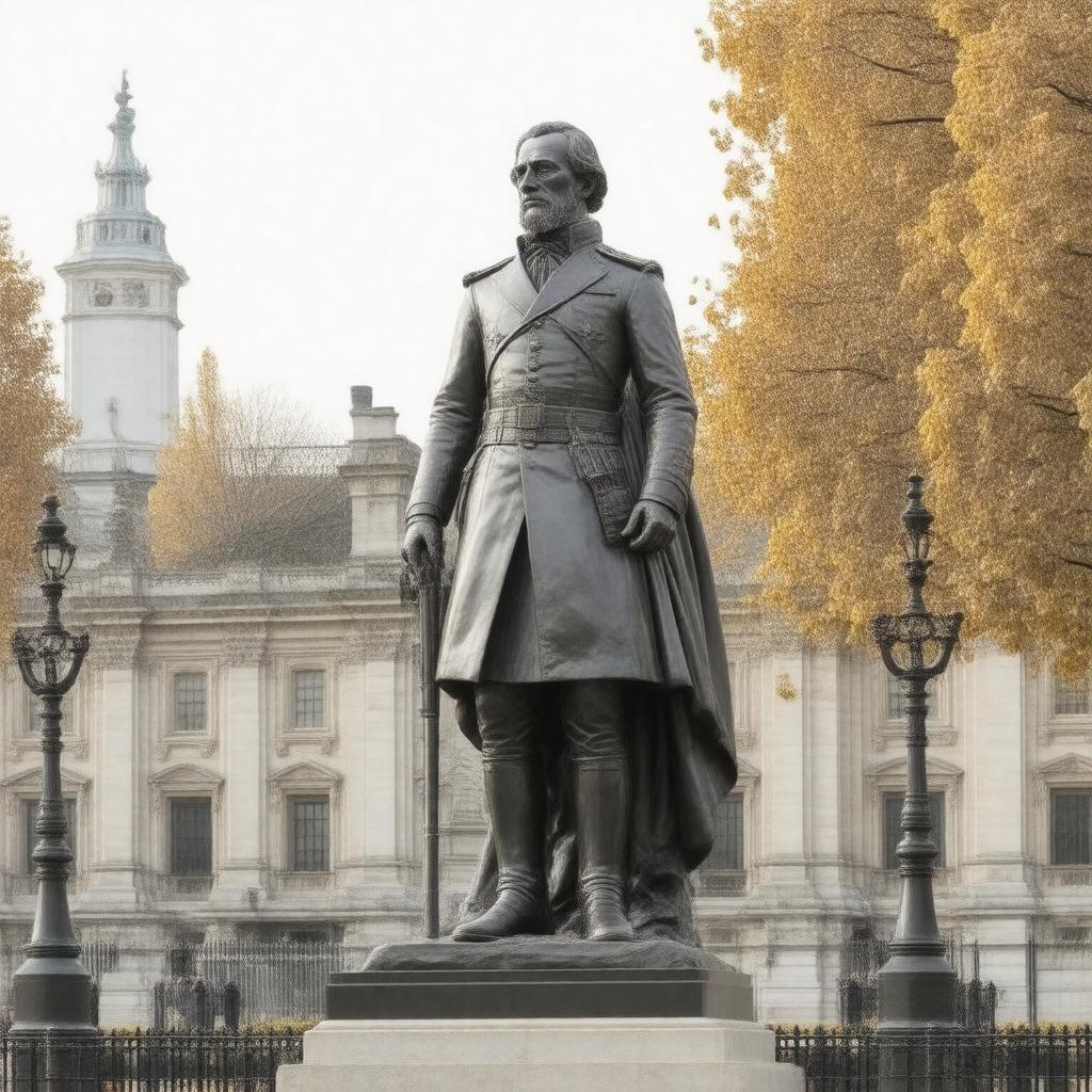 Click to view larger image AI-created image of statue of Sir Henry Havelock