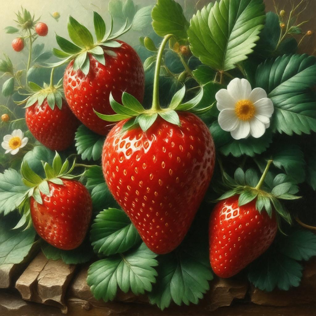 AI-created image of strawberries