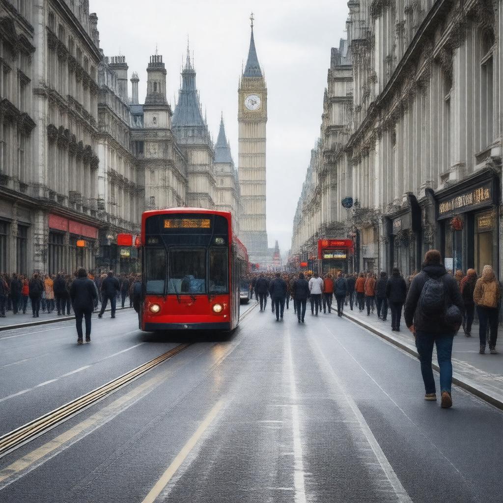 AI-created image of street