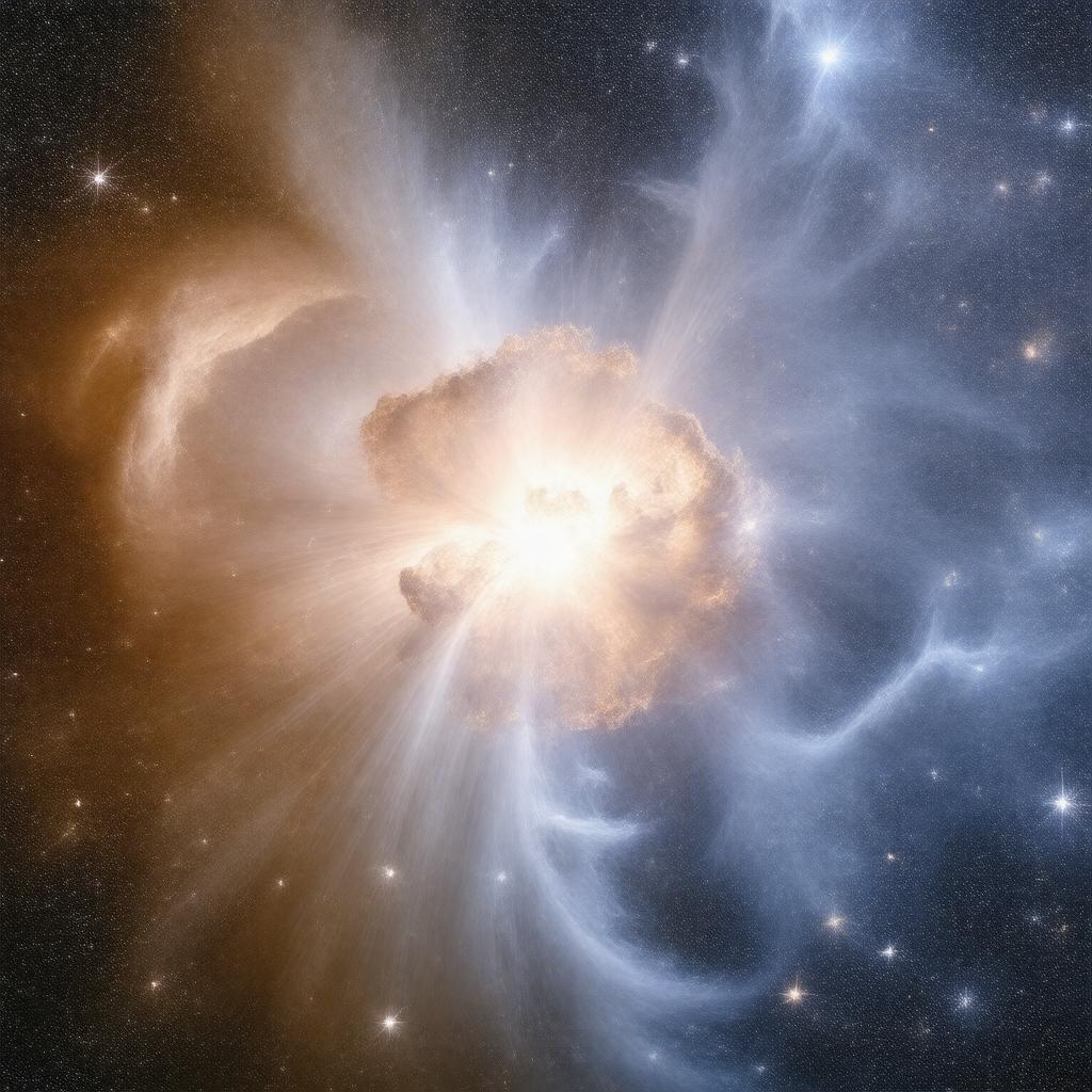 AI-created image of supernova