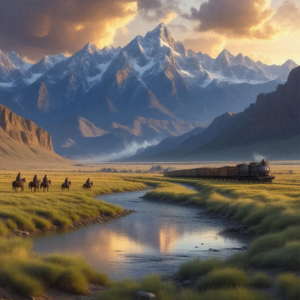 AI-created image of the American West