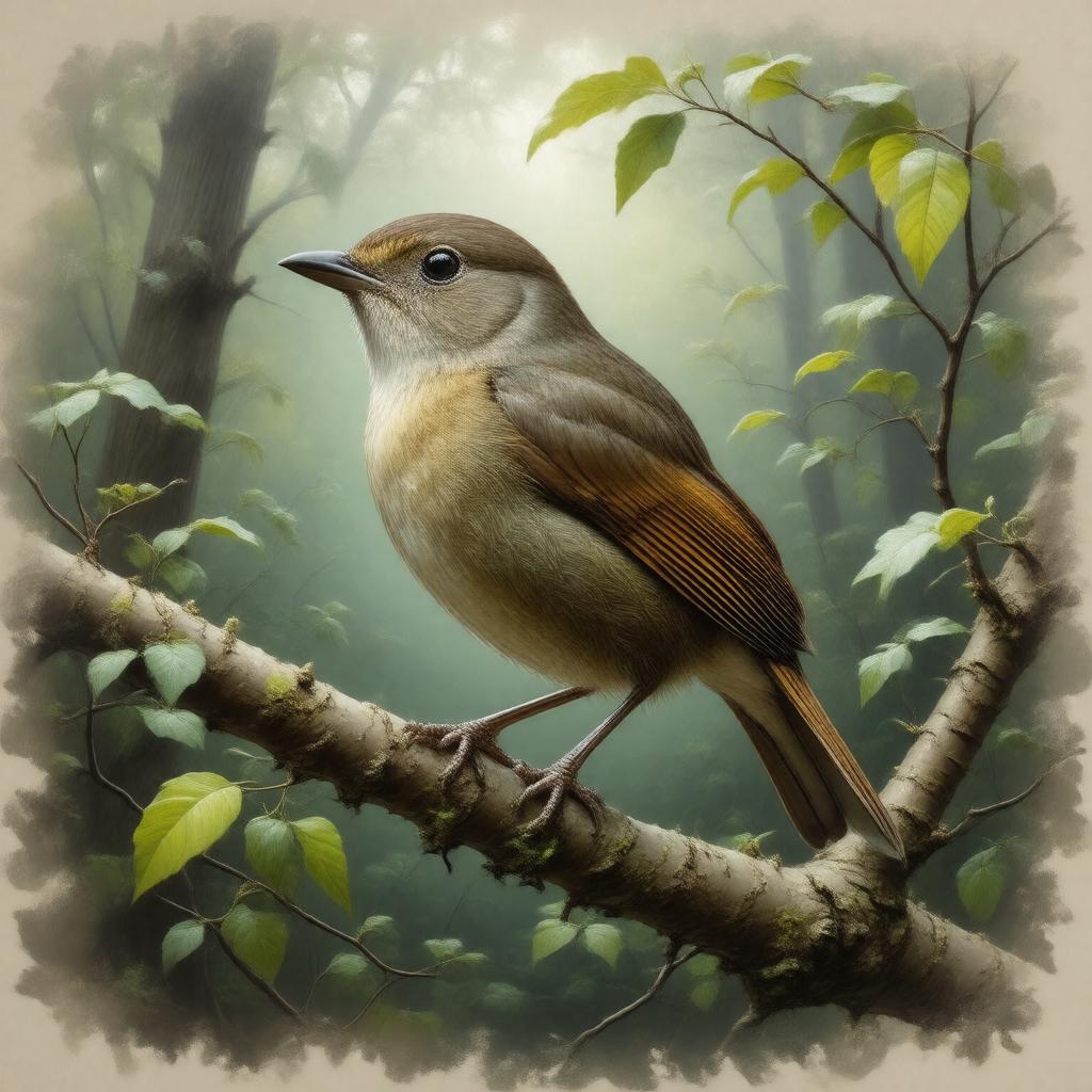 Click to view larger image AI-created image of thornbill