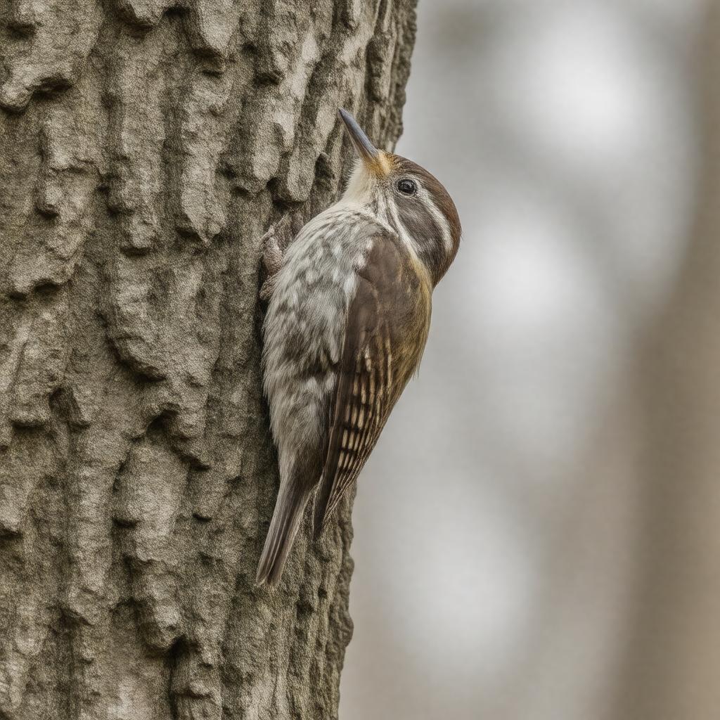 Click to view larger image AI-created image of treecreeper