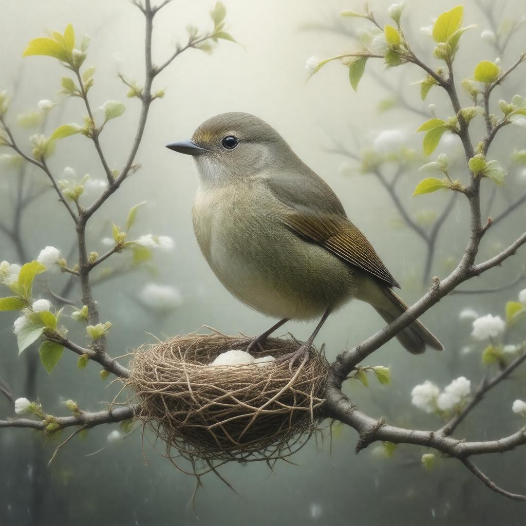 AI-created image of uguisu