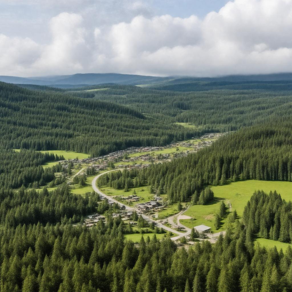 AI-created image of unincorporated Snohomish County