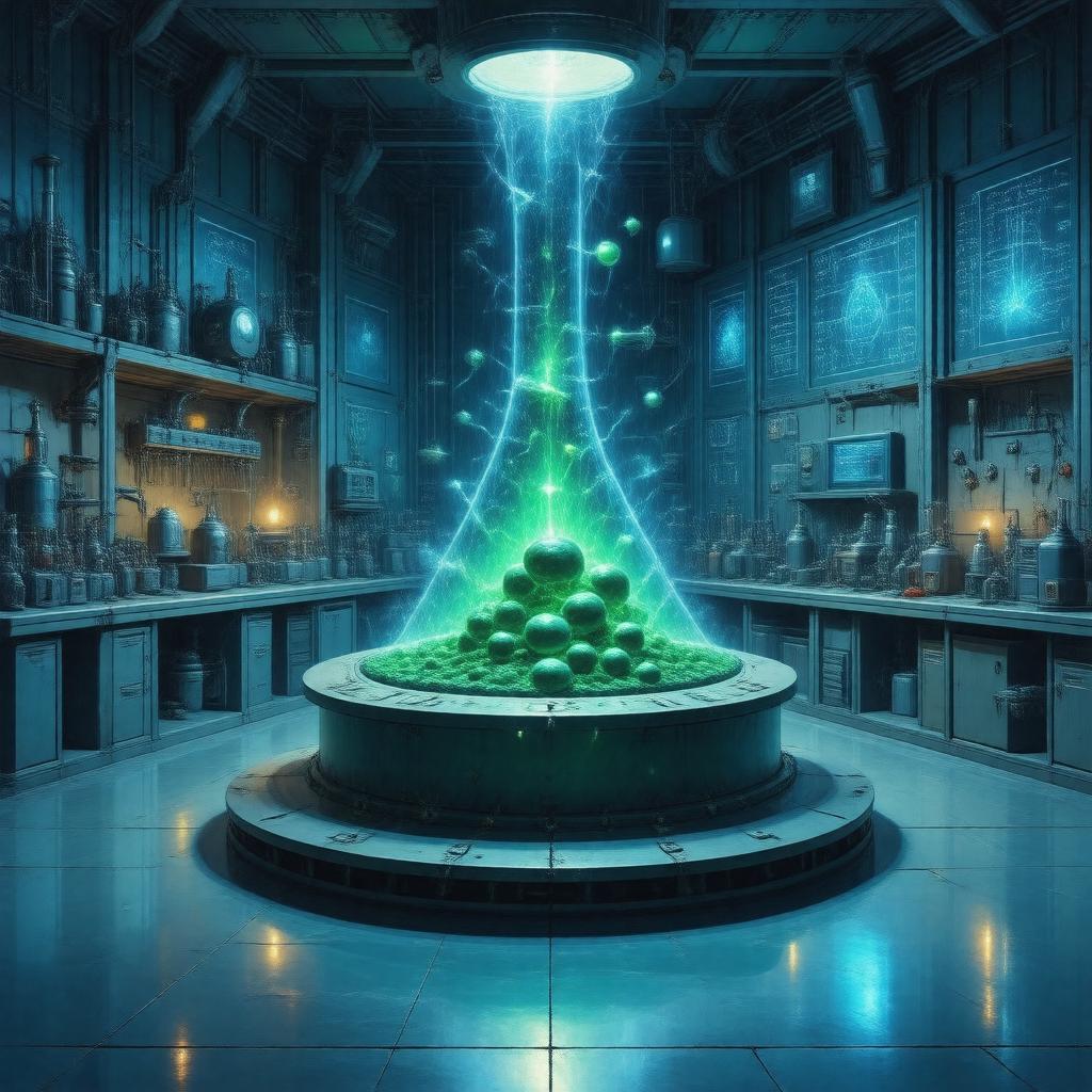 Click to view larger image AI-created image of uranium-233