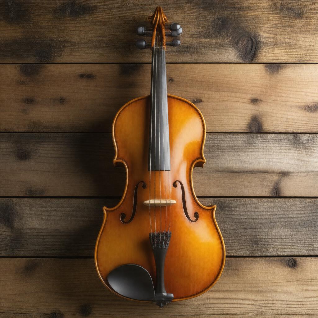 AI-created image of violin